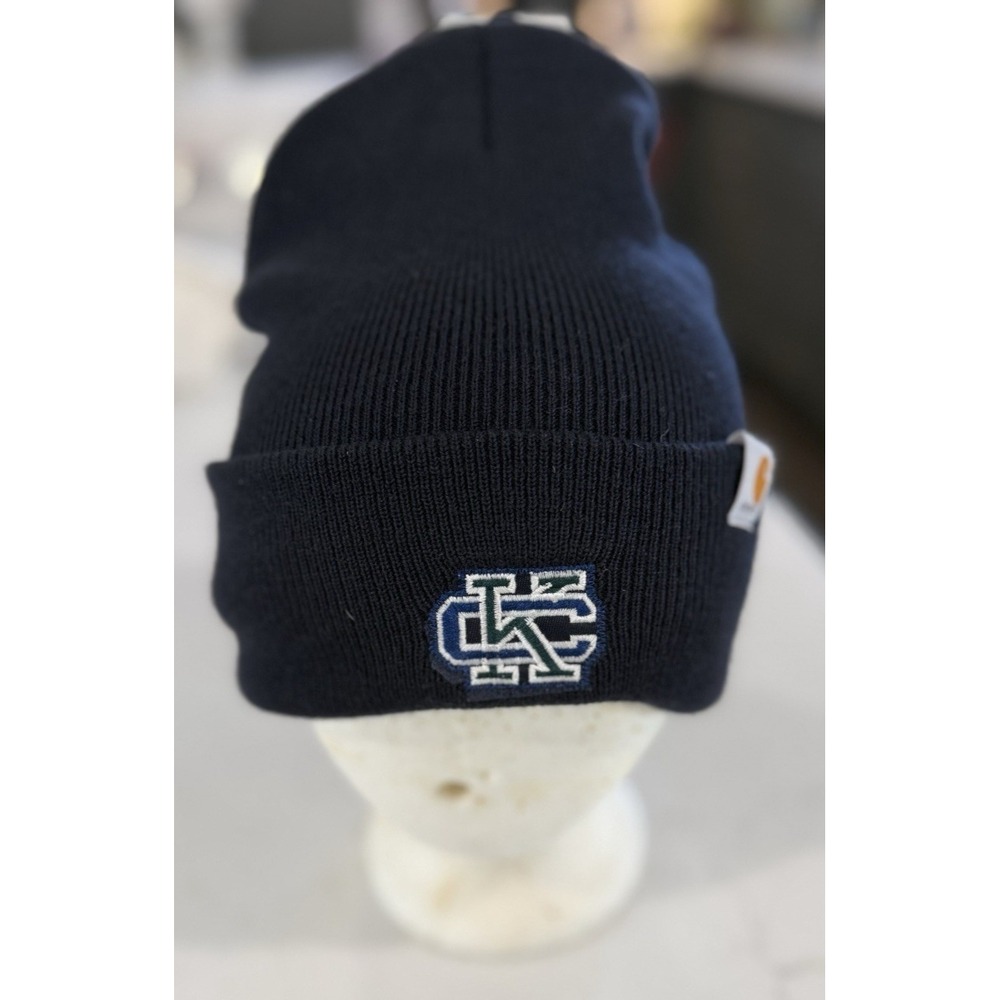 Carhartt Acrylic Knit Cuffed Beanie Navy Blue One Size NEW w/Tag CK logo
